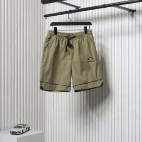 Balenciaga Shorts With Checked Lettering And Embroidery
