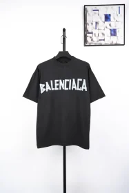 Balenciaga White Rubber Short Sleeve Dark Grey