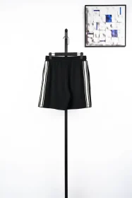 Cel1ne Shorts with Side Band Black