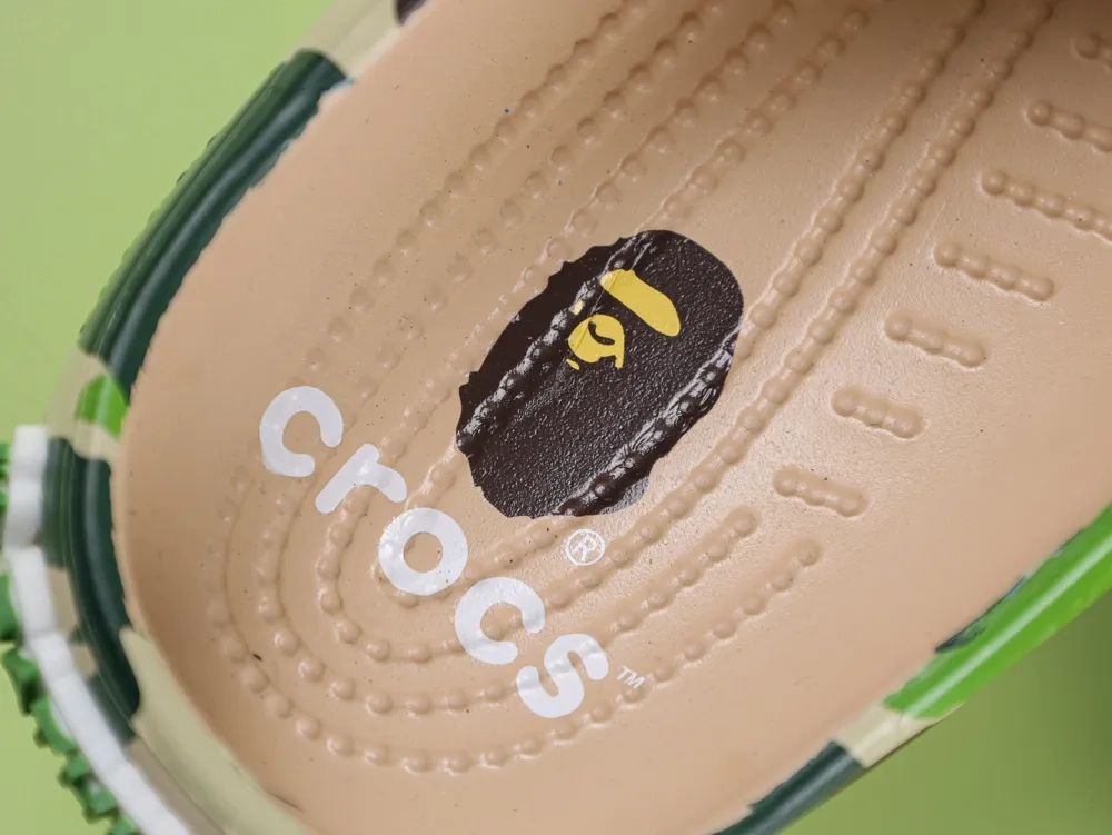 Crocs Classic Clog A Bathing Ape ABC Camo Green - Image 9