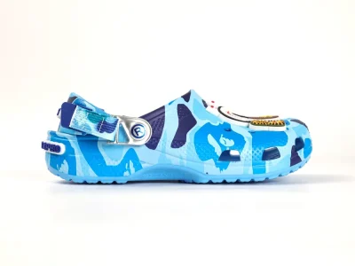 Crocs Classic Clog A Bathing Ape ABC Camouflage Blue