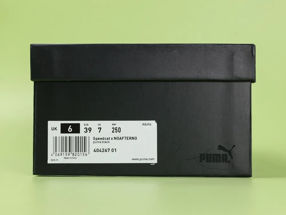 Noafterno x PUMA Speedcat Black - Image 2