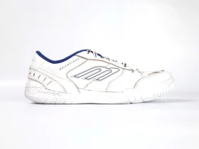 Balenciaga Hamptons Medium Worn-Out Sneaker in White and Blue