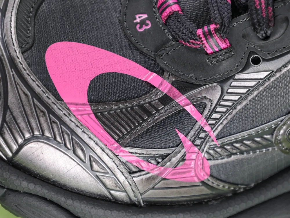 Balenciaga Men 3Xl Sneaker Dark Gray And Pink - Image 11