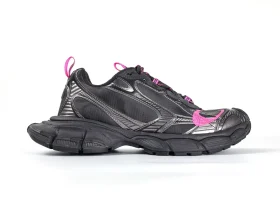 Balenciaga Men 3Xl Sneaker Dark Gray And Pink