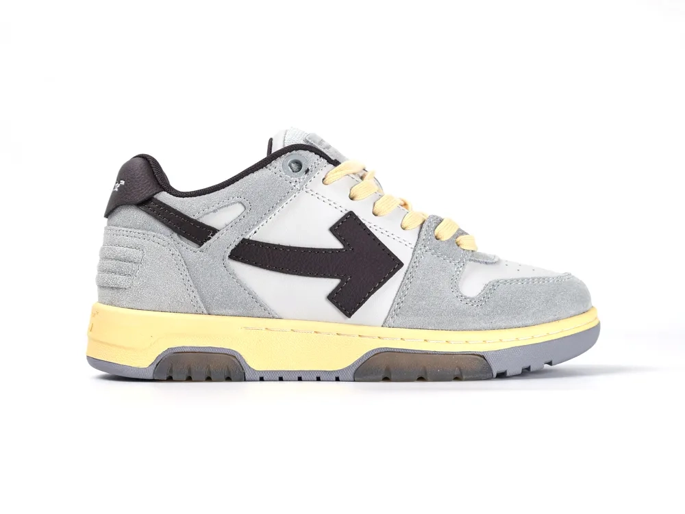 OFF-WHITE Out Of Office 000 Low Tops Light gray Anthracite
