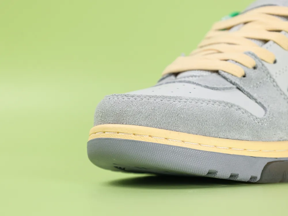 Off-White Out Of Office OOO Low Tops Light Gray Green - Image 2