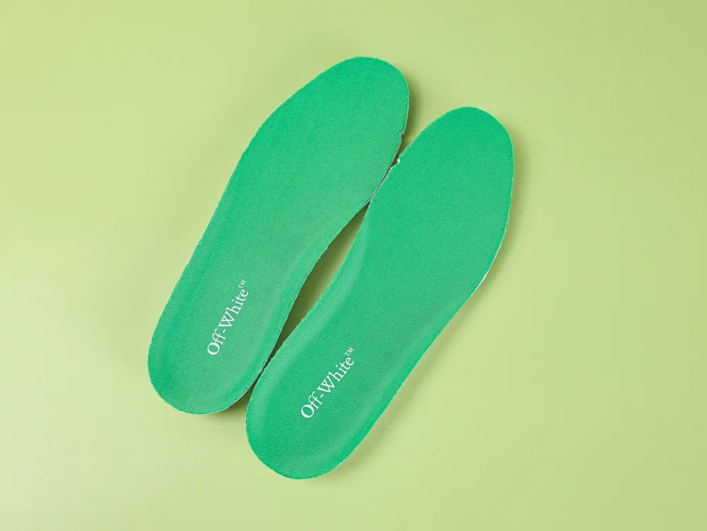 Off-White Out Of Office OOO Low Tops Light Gray Green - Image 8