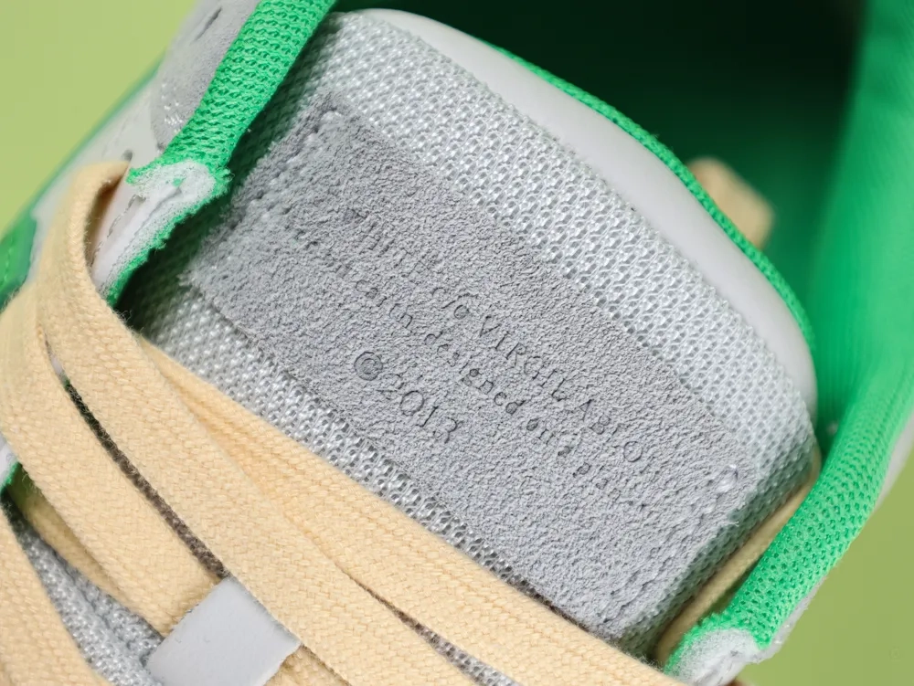 Off-White Out Of Office OOO Low Tops Light Gray Green - Image 9