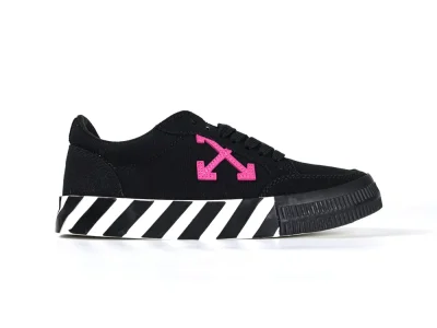 Off White Vulc Low Black Purple