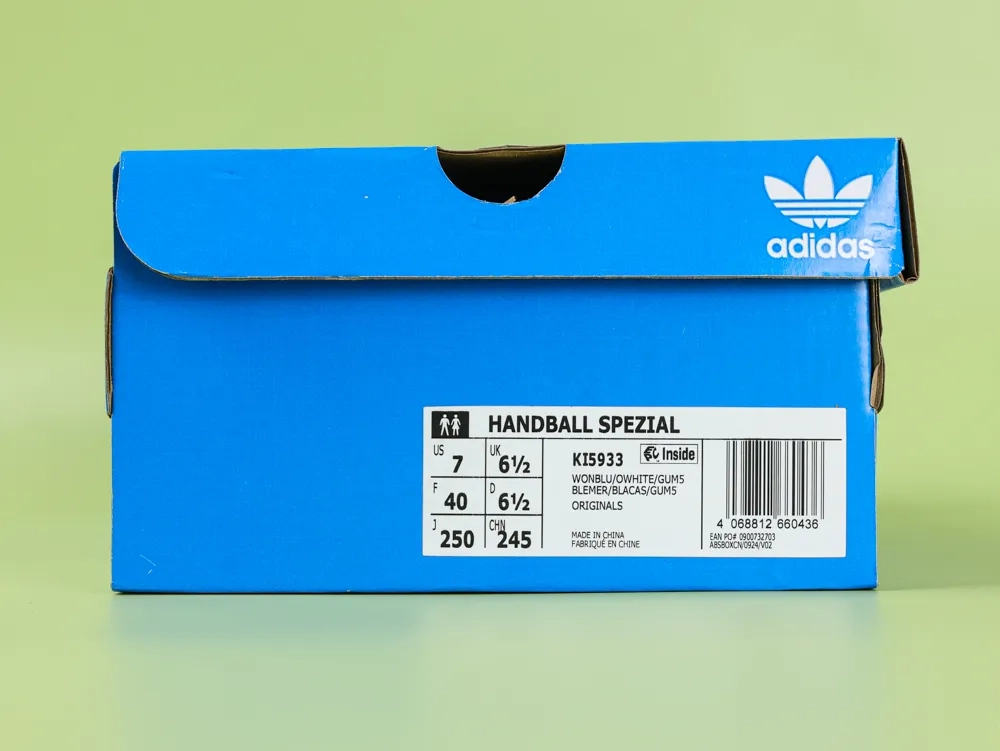 adidas Handball Spezial Wonder Blue Off White Gum - Image 7