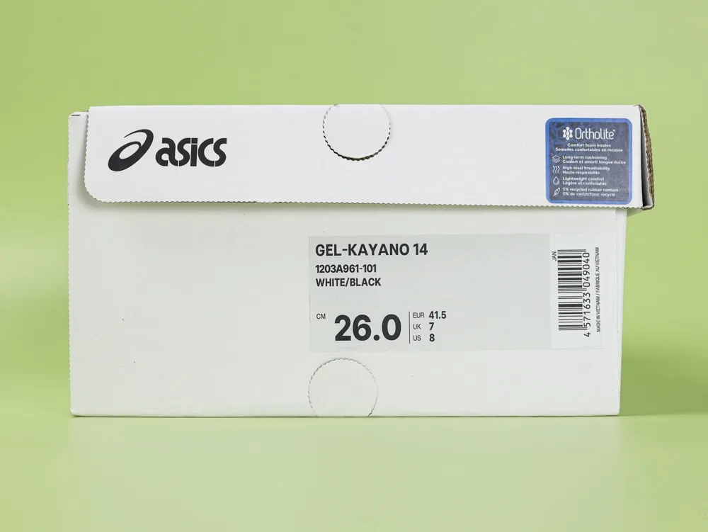 ASICS Gel-Kayano 14 White Blue Sneakers Silver - Image 4