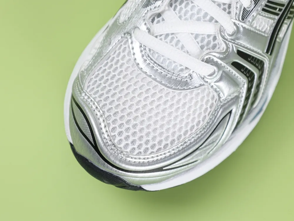 ASICS Gel-Kayano 14 White Blue Sneakers Silver - Image 8