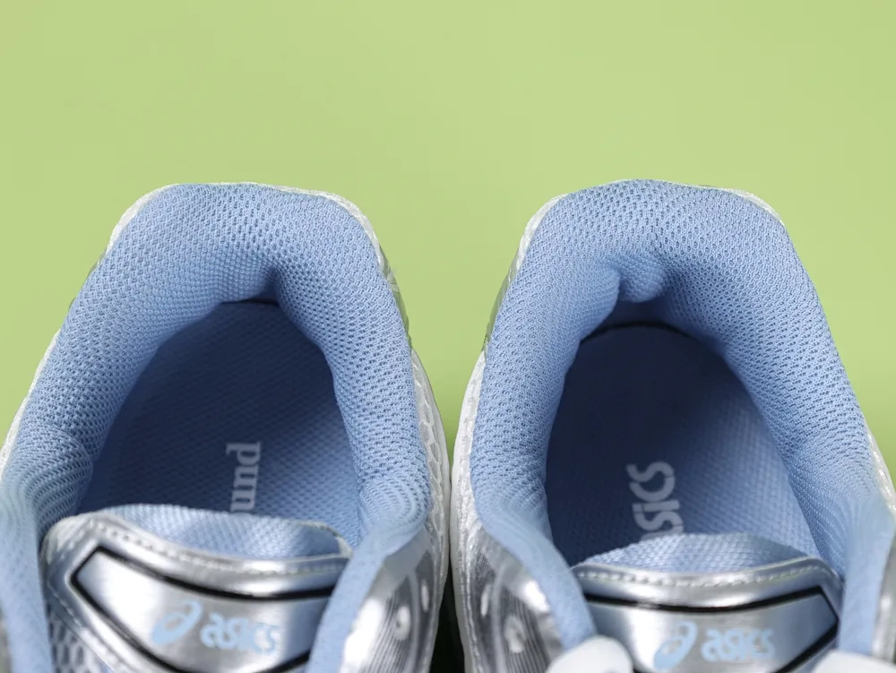ASICS Gel-Kayano 14 White Blue Sneakers Silver - Image 10