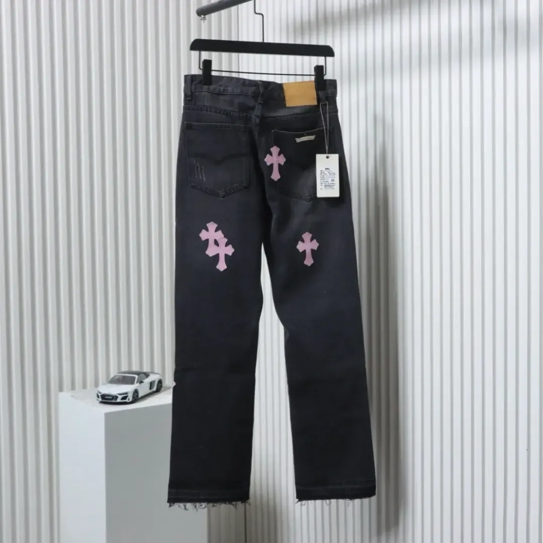 CH Leather cross jeans - Image 2