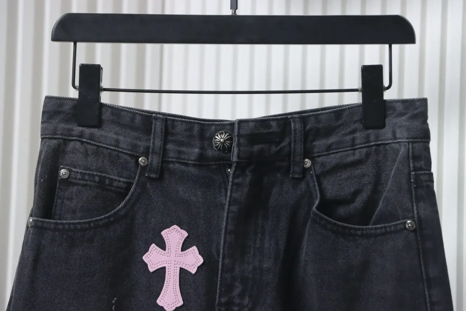 CH Leather cross jeans - Image 3