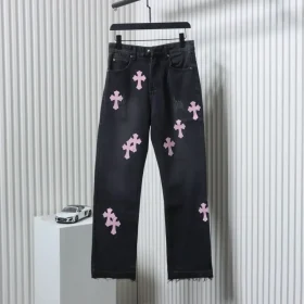 CH Leather cross jeans