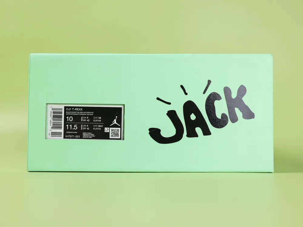 Chase B x Travis Scott x Jordan Jumpman Jack TR Black Night Silver - Image 2