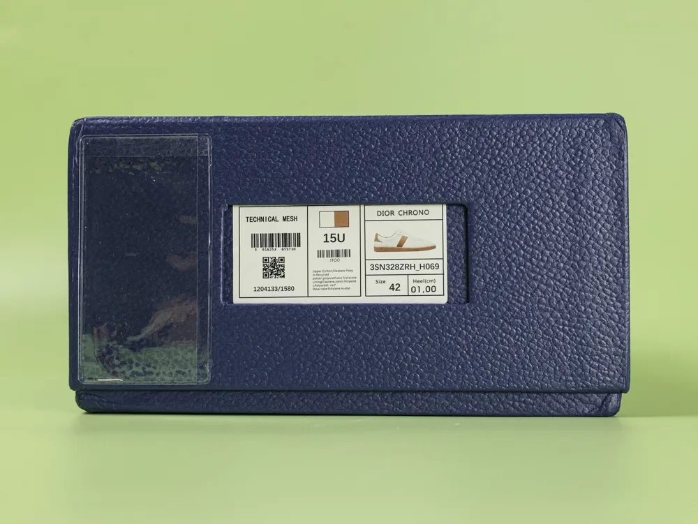 DI B01 Matchpoint Sneaker Smooth calf leather in white and brown - Image 10