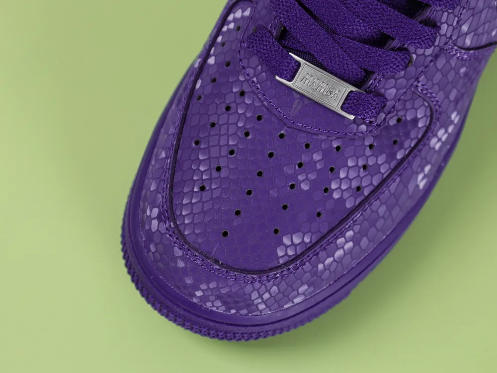 NIKE KOBE AIR FORCE 1 LOW MAMBA FOREVER PURPLE - Image 4