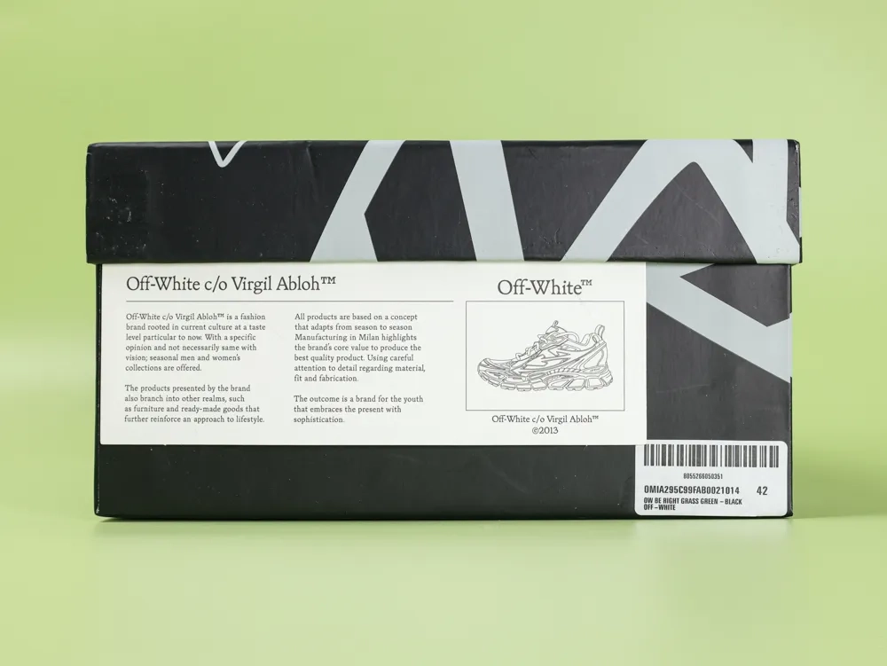 Off-White Be Right Back Black Lime - Image 11