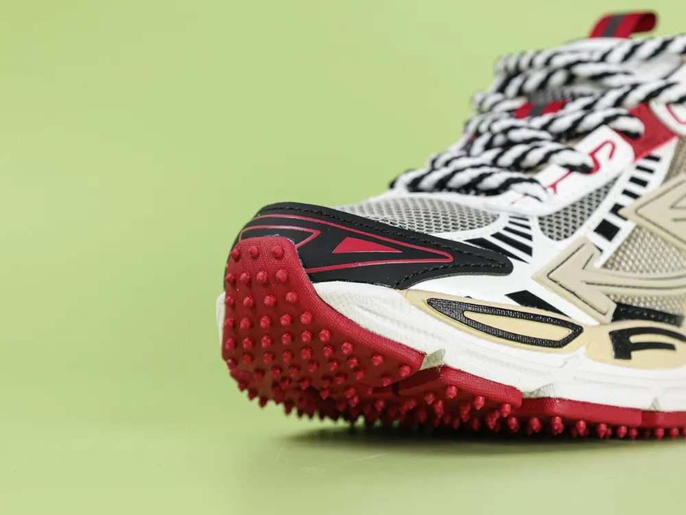 Off-White C-O Virgil Abloh Be Right Back Khaki Red - Image 8