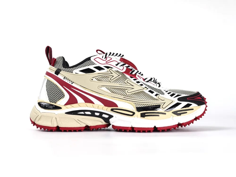 Off-White C-O Virgil Abloh Be Right Back Khaki Red