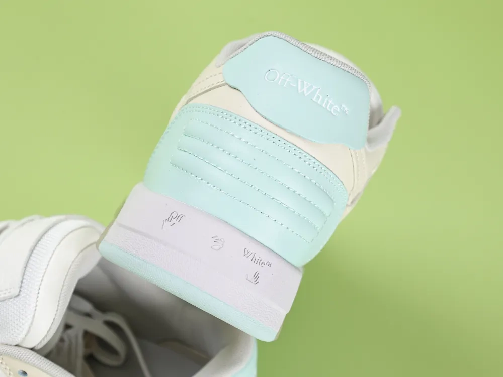 Off-White Out Of Office Sneakers White Blue Yellow - Image 2