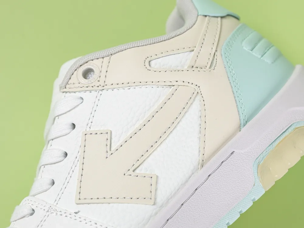 Off-White Out Of Office Sneakers White Blue Yellow - Image 12