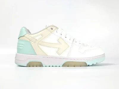 Off-White Out Of Office Sneakers White Blue Yellow