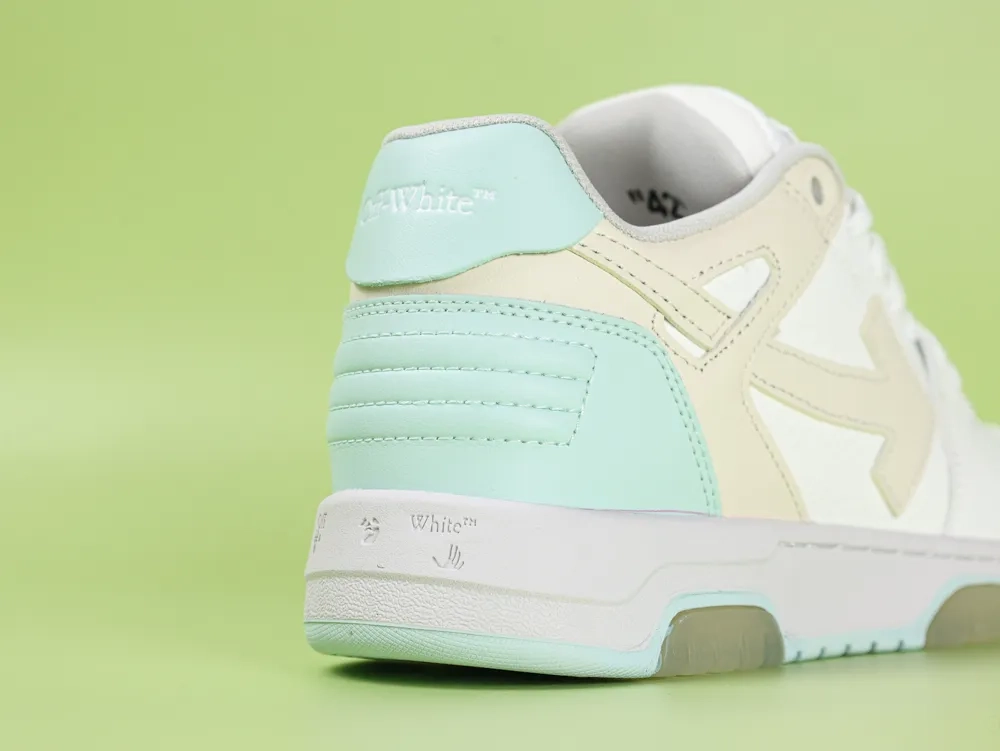 Off-White Out Of Office Sneakers White Blue Yellow - Image 8