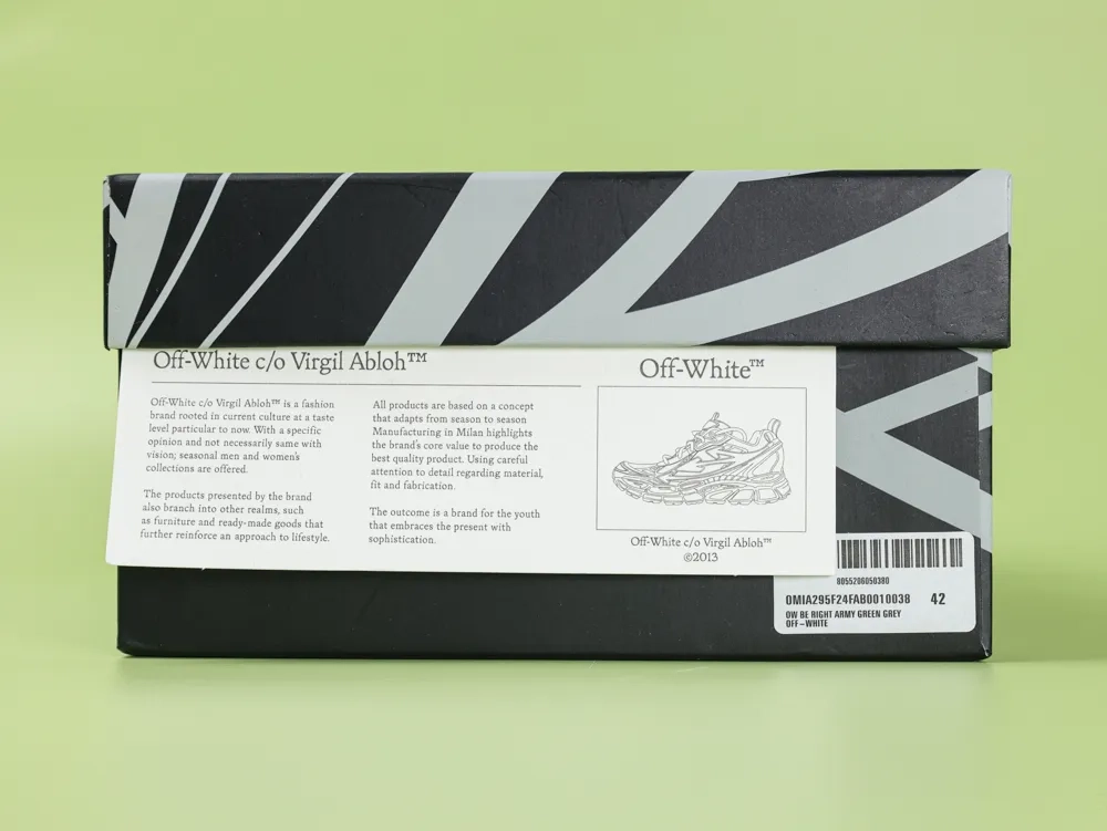 Off-White Ow Be Right Back Sneaker Green - Image 11