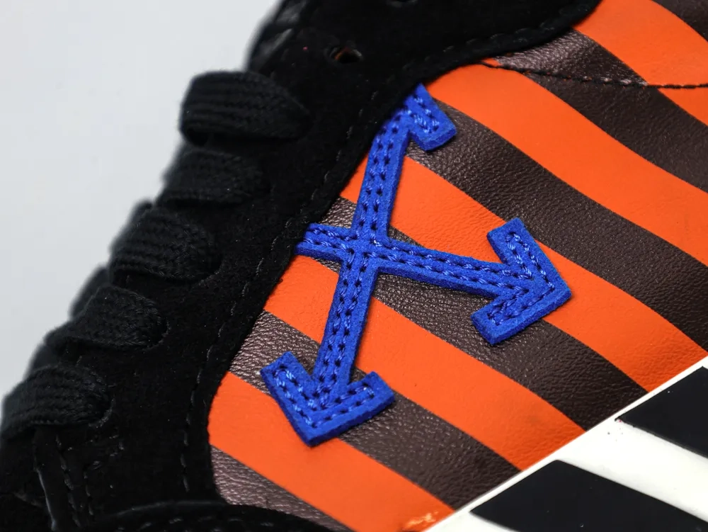 Off White Vulc Sneaker Black Blue Orange - Image 12