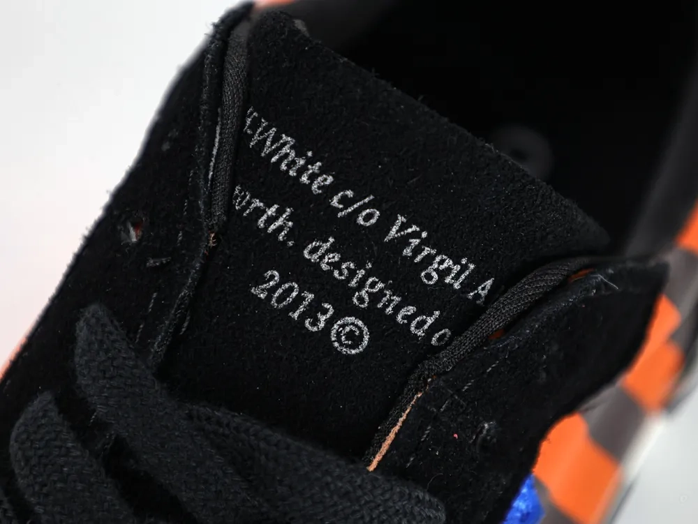 Off White Vulc Sneaker Black Blue Orange - Image 15