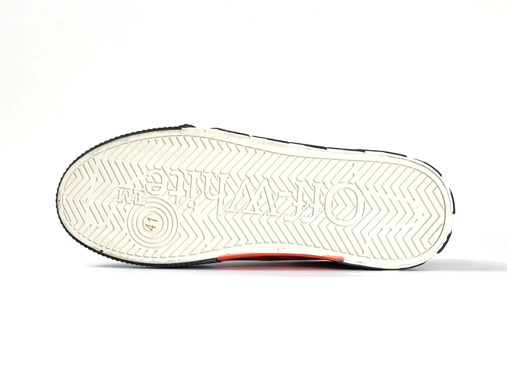 Off White Vulc Sneaker Black Blue Orange - Image 5