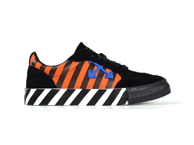 Off White Vulc Sneaker Black Blue Orange