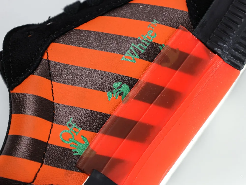 Off White Vulc Sneaker Black Blue Orange - Image 9