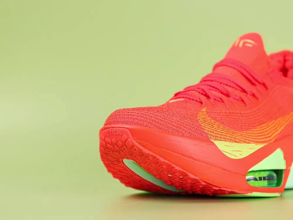 ZoomX AlphaFly 3 Bright Crimson Lime Blast Sneakers - Image 3