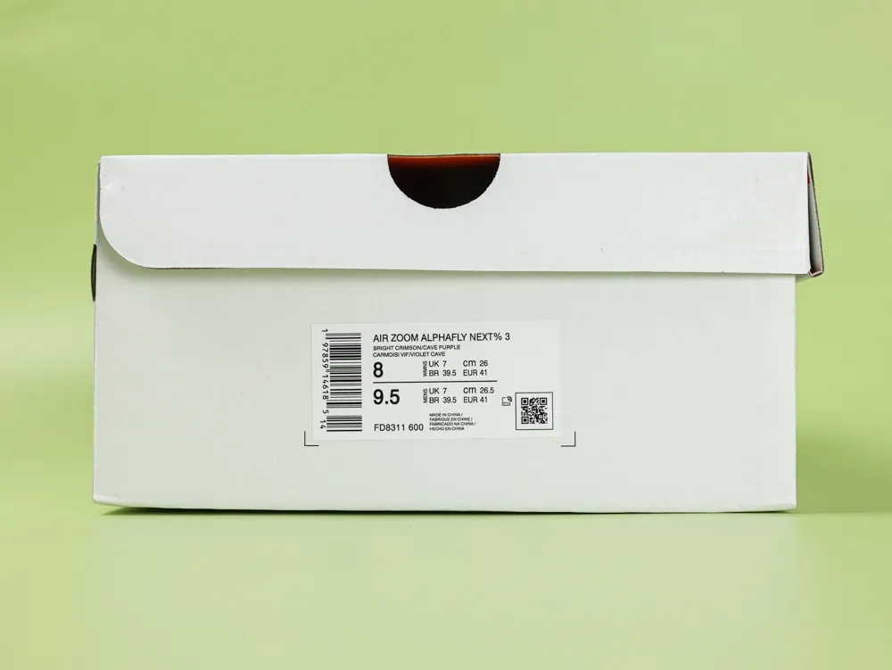 ZoomX AlphaFly 3 Bright Crimson Lime Blast Sneakers - Image 6