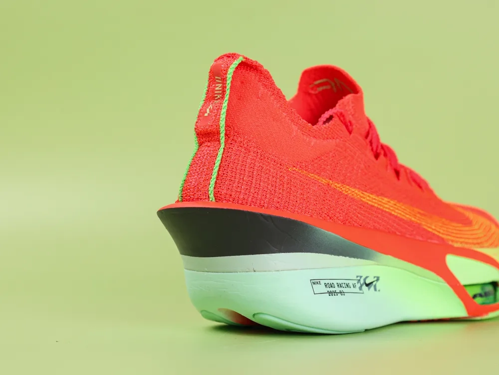 ZoomX AlphaFly 3 Bright Crimson Lime Blast Sneakers - Image 9