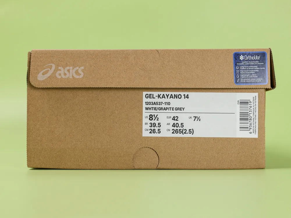 ASICS Gel-Kayano 14 JJJJound WHITE GRAPHITE GRAY - Image 2