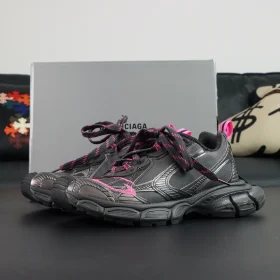 Balenciaga 3XL Black Gray Pink Low Top Sneakers