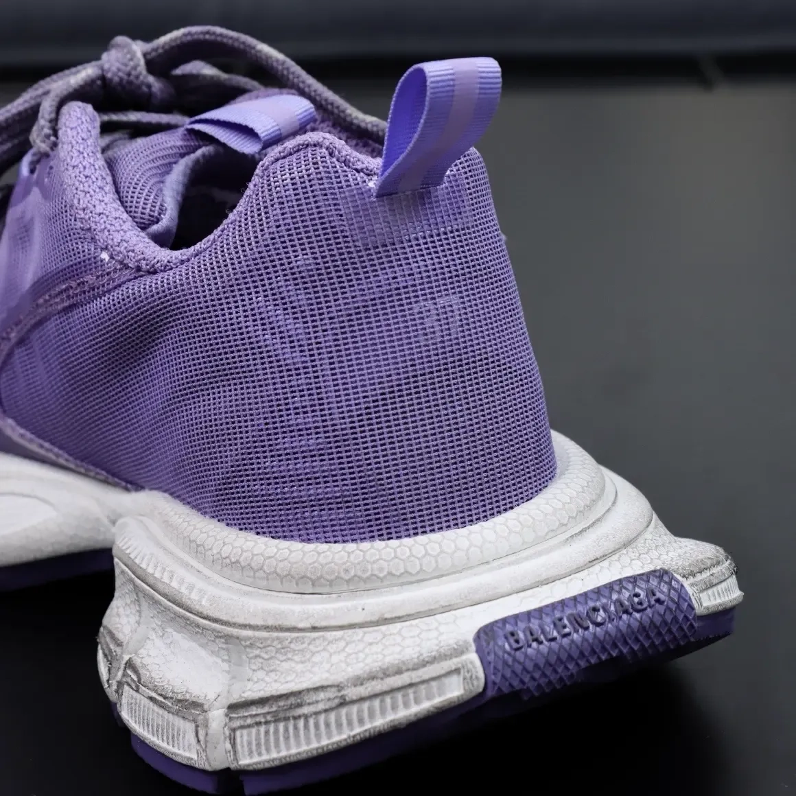 Balenciaga 3Xl 10Th Generation Low-Top Sneakers In Mesh Purple - Image 12