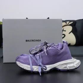 Balenciaga 3Xl 10Th Generation Low-Top Sneakers In Mesh Purple