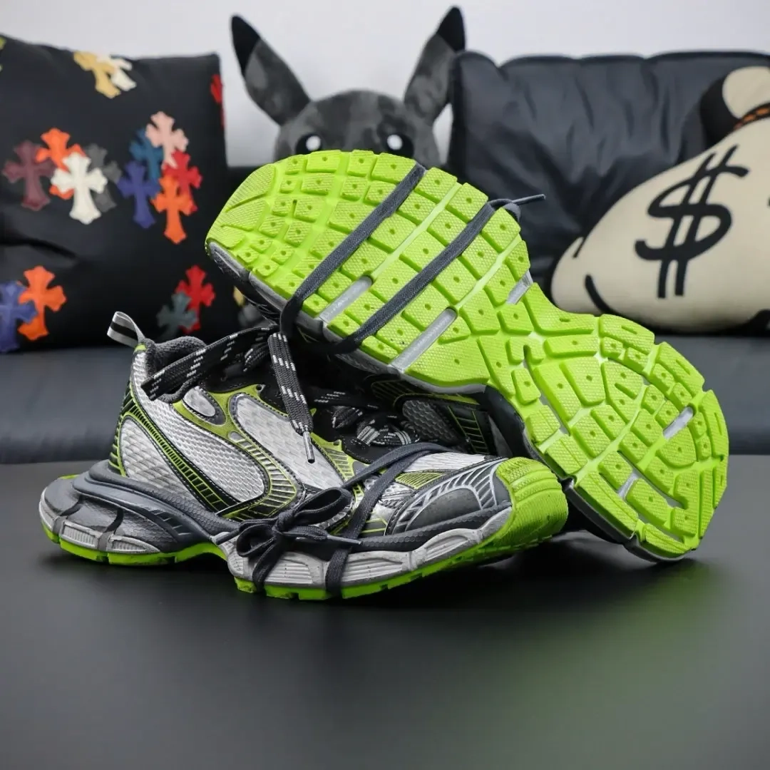 Balenciaga 3Xl Sneakers Gray Low Top Sneakers - Image 5