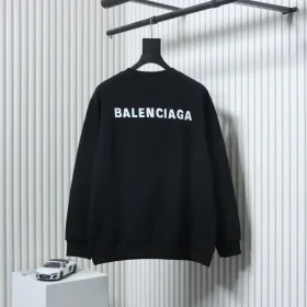 Balenciaga Crew Neck Sweatshirt With Embroidered Lettering