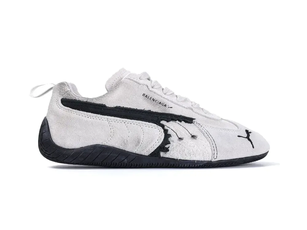 Balenciaga x Puma Speedcat distressed suede low-top sneakers - Image 20