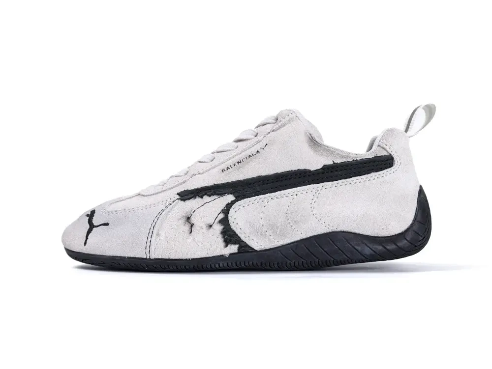 Balenciaga x Puma Speedcat distressed suede low-top sneakers - Image 21