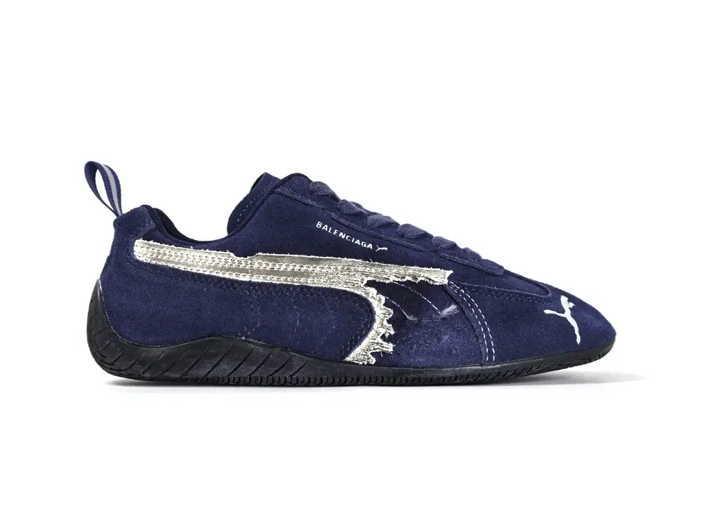 Balenciaga x Puma Speedcat distressed suede low-top sneakers - Image 22
