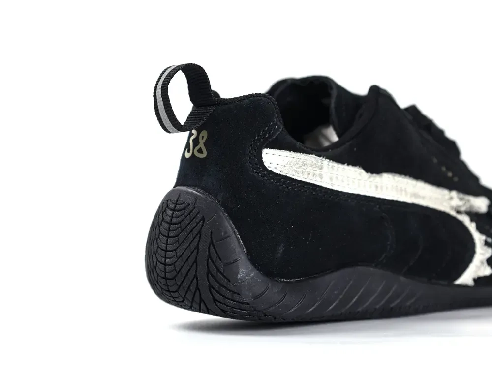 Balenciaga x Puma Speedcat distressed suede low-top sneakers - Image 6